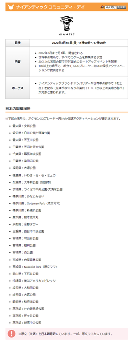 ポケモンgo 22年3月13日 日 ツイ速まとめ