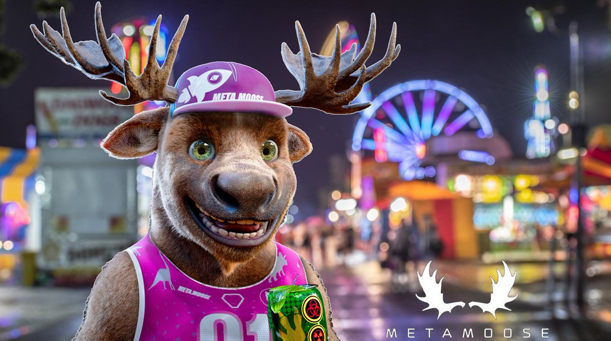 crab_baboon's tweet photo. Come have some fun at the aMOOSEment Park !! @metamoose_nft @SimonGreenArt @LillaLaven #nft #nftart #NFTartist https://t.co/4p1gds21BZ