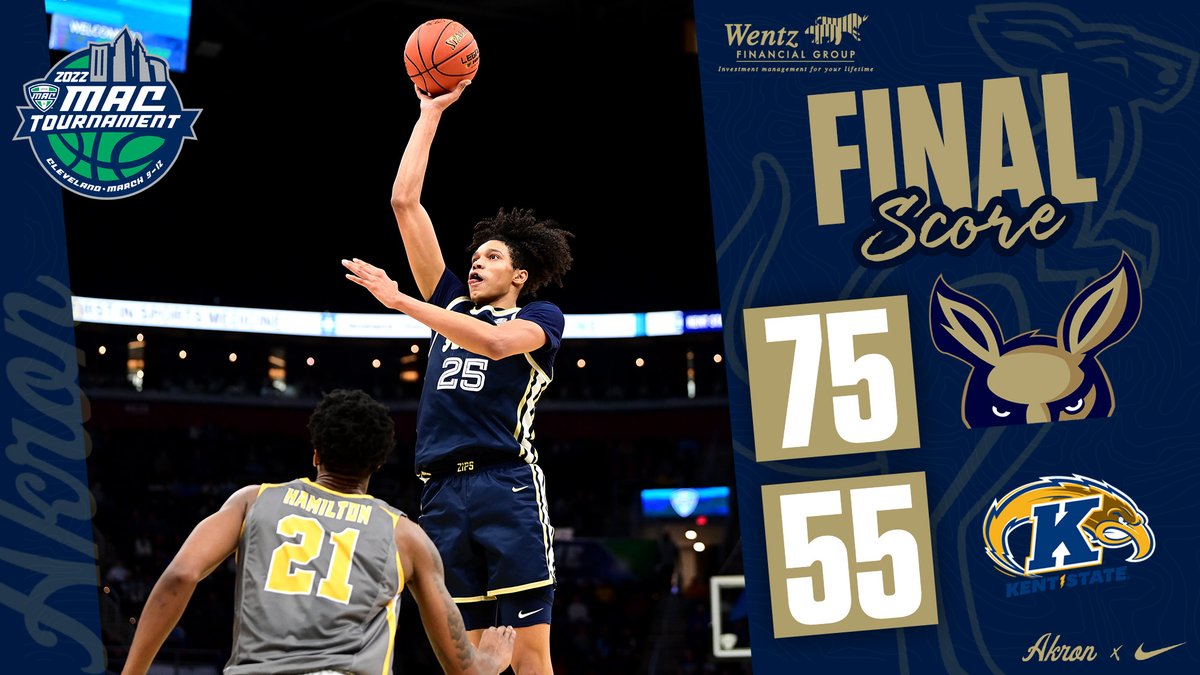 ZIPS ARE GOING DANCING! <a href="/ZipsMBB/">Akron Zips MBB</a> earns NCAA Tournament berth with 75-55 win over rival Kent State in <a href="/MACSports/">MACtion</a> Championship game

#GoZips 🦘 #1Akron | #FindAWay