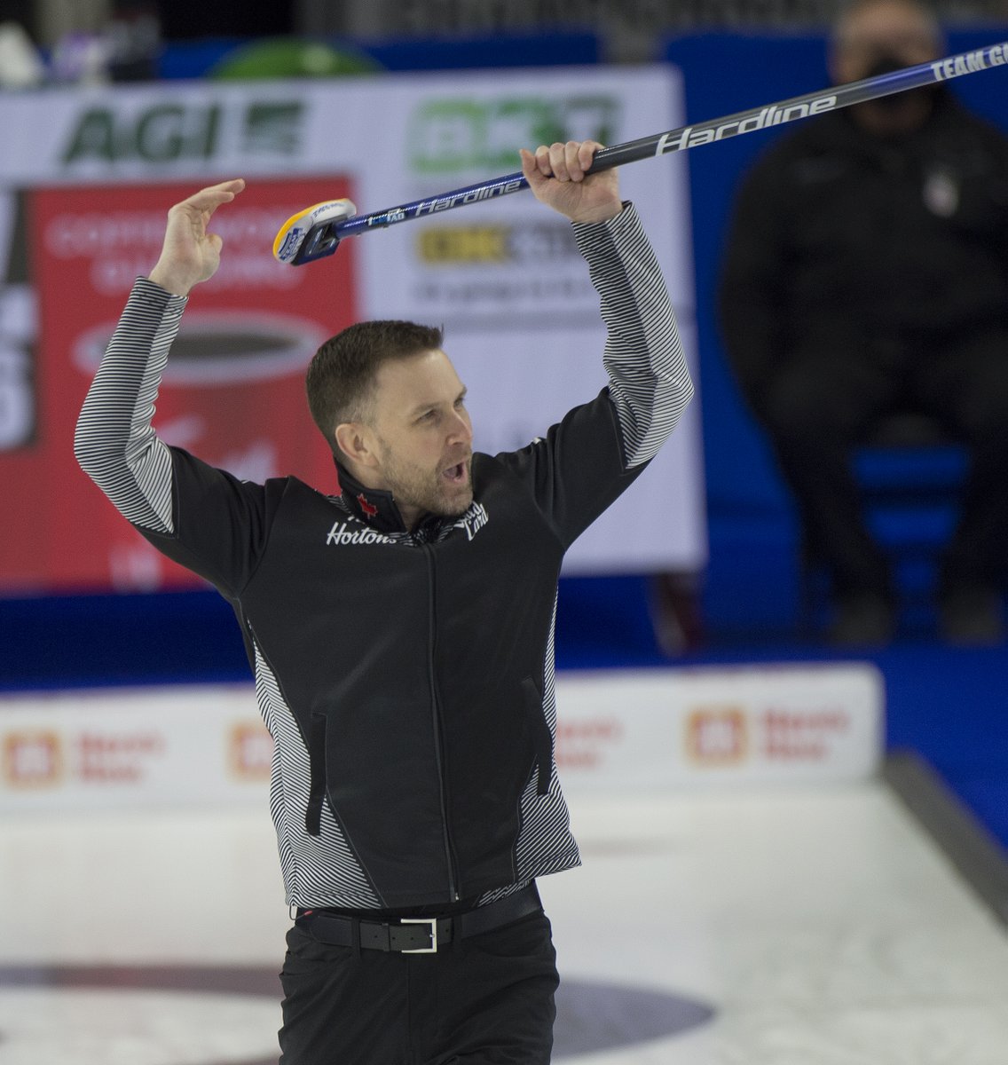 TSNCurling's tweet photo. Gushue’s trio knows it will only get tougher in #Brier2022 playoffs

“If we look in the mirror, we’re all talented players. We’re not out of this yet. Yeah, it’s going to be tough, but we still have to believe in ourselves.” - Brett Gallant 

MORE: https://t.co/p6Dtodlgsz https://t.co/BD1LPEJwbr