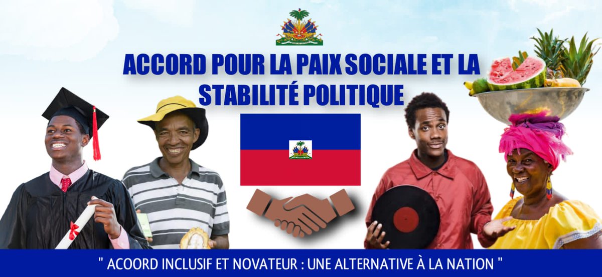 AndrJeff6's tweet photo. LES PRÉALABLES INDISPENSABLES : 
UNION,PRISE DE CONSCIENCE,LA PAIX SOCIALE ET LA STABILITÉ POLITIQUE.
Pourquoi ne pourrions-nous pas dans un commun effort de sauvetage national,mettre en place les structures de fixations indispensables à la concrétisation ? https://t.co/UK7neUaekp