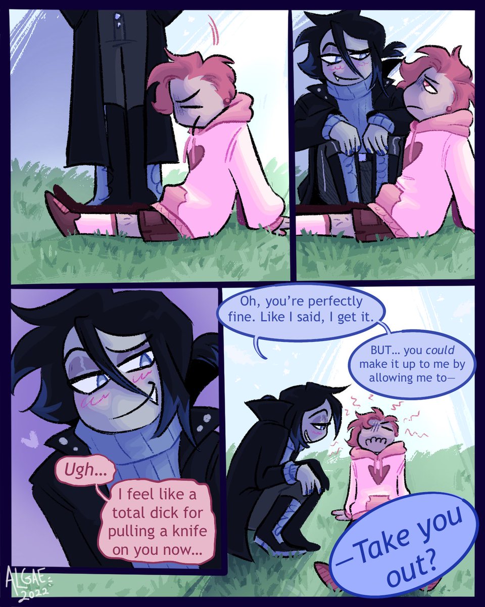 ALGnsfw's tweet photo. Do I Know You? (3/4)
#HelloMyLove #HelloMyLoveComic #HML #HMLcomic #HMLal #HMLalgae #HMLyb https://t.co/z2uRiOmk47