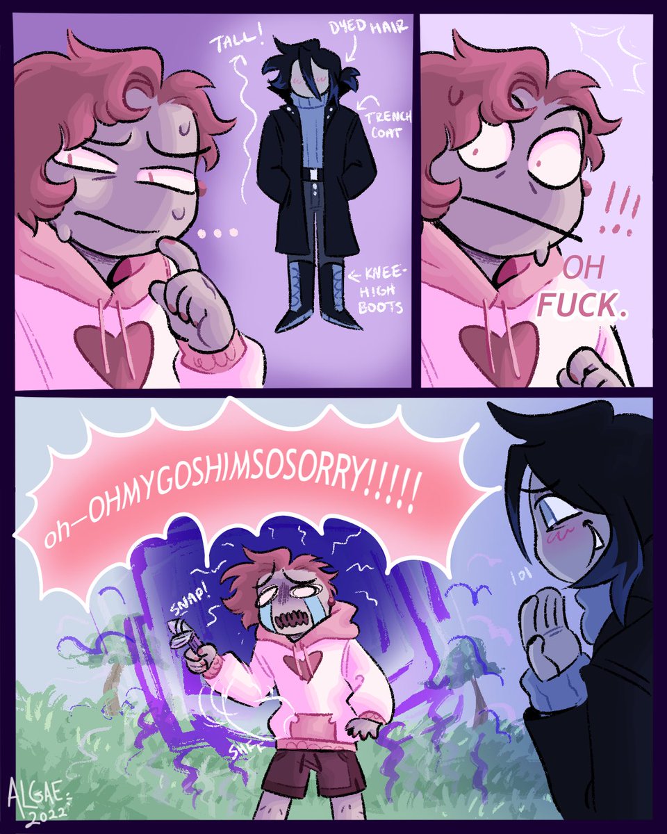 ALGnsfw's tweet photo. Do I Know You? (3/4)
#HelloMyLove #HelloMyLoveComic #HML #HMLcomic #HMLal #HMLalgae #HMLyb https://t.co/z2uRiOmk47