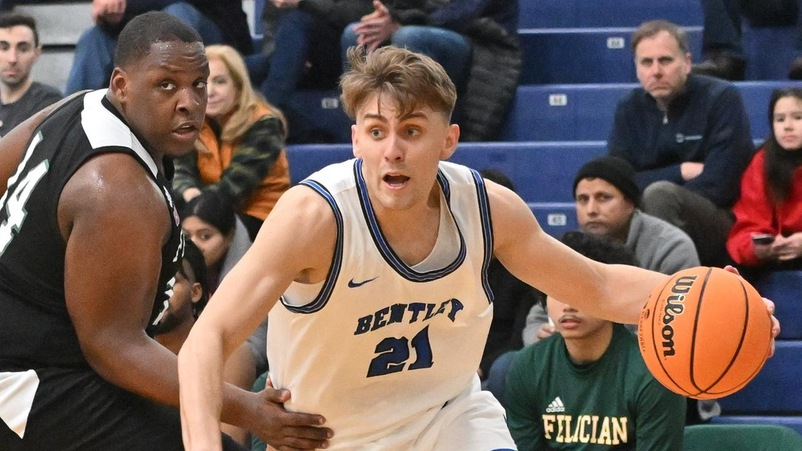 WIN AND ADVANCE!  Bentley Soars Past Felician, 95-63, in 1st Round of NCAA Regional

bentleyfalcons.com/sports/mbkb/20…
#BentleyU #BeAForce #NE10Embrace