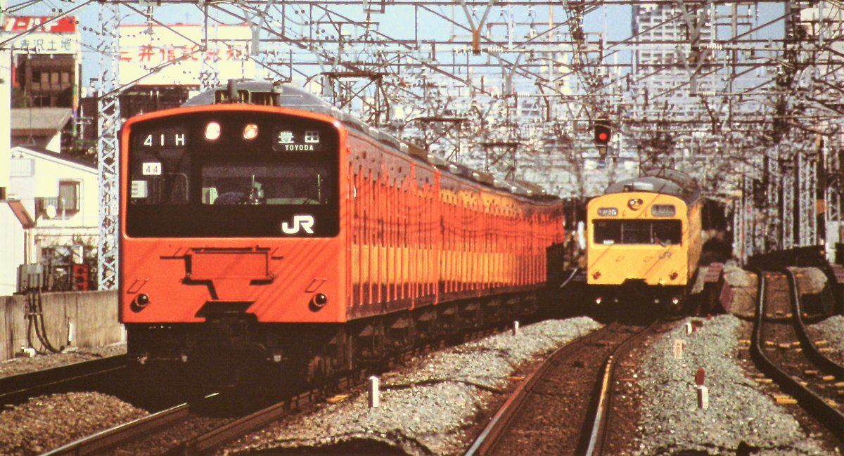 中央線201系 と #中央・総武緩行線103系