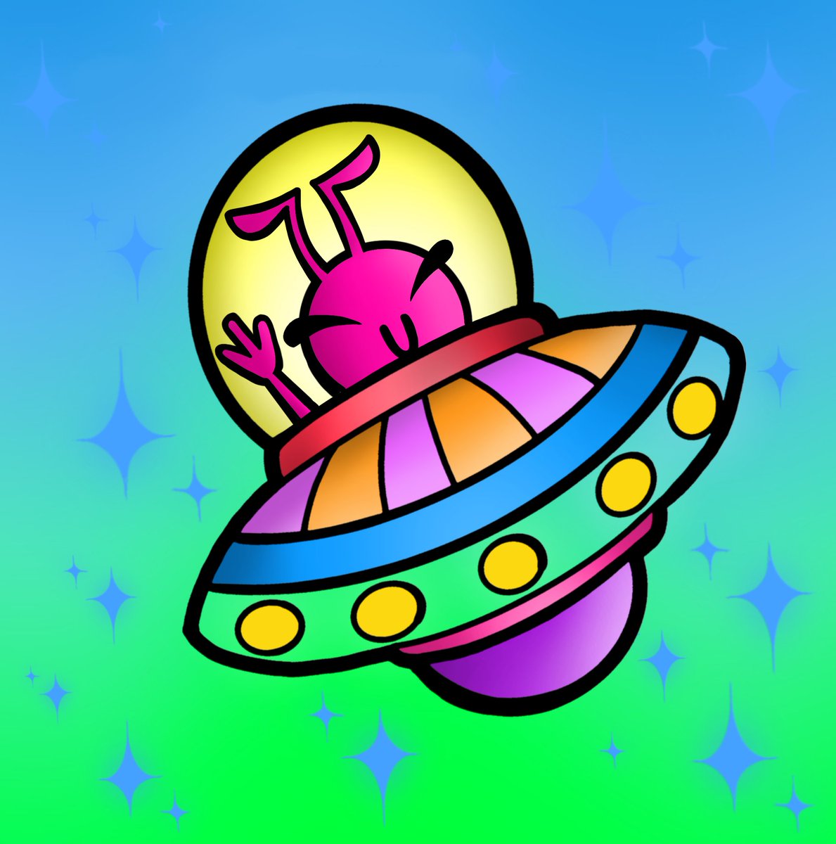 Can’t stop won’t stop invading the planet until everything has phase shifted into seven or more simultaneous prismatic diffusions. In the meantime, savor your human existence, always value living entities over inanimate objects, and *always* sticker slap literally everything.🛸🪐