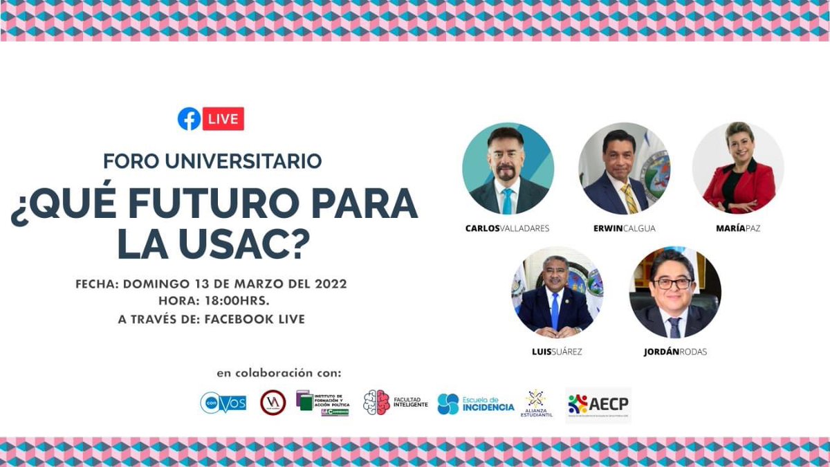 JordanRodas's tweet photo. Los foros son espacios importantes para dar a conocer nuestro plan de trabajo
¿Qué futuro para la USAC?
@sosusacgt
#PorUnaMejorUSAC
#JordanVa
#RectorUSAC
#NoMasDeLoMismo #JordanRectorUSAC
🗓 13 marzo
⌚ 18hrs
📲 Transmisión en vivo https://t.co/7CvPmyXRSy https://t.co/KLB2cdJj9w