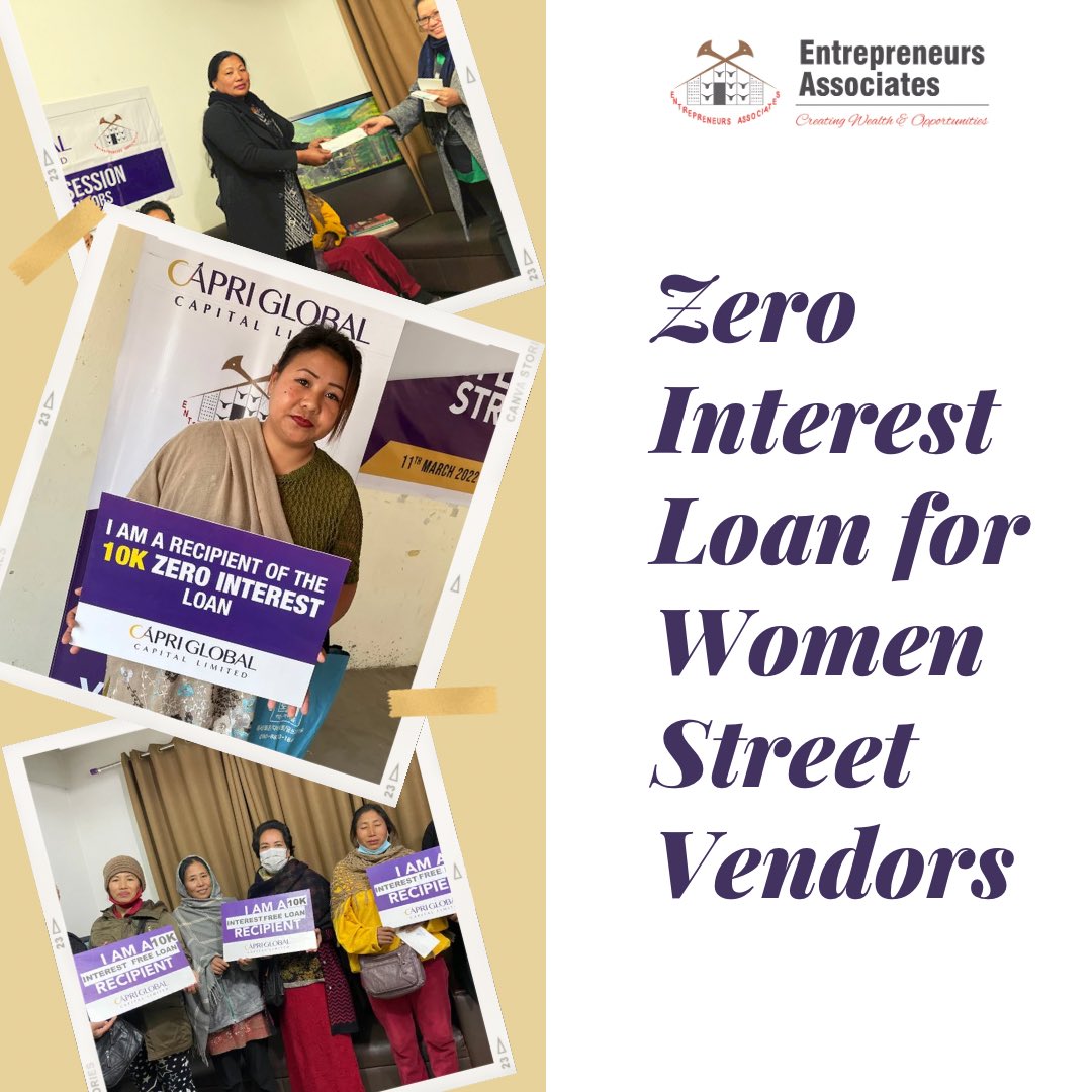 EANagaland's tweet photo. Interest free #loans to help street vendors recover from #pandemic disruptions and get back on their feet. Initiated after observing #vendors #borrowing at interest rates, upto 10% in distress, EA is providing the loans across #Nagaland.
 #empoweringwomen https://t.co/k3obWyOPaZ