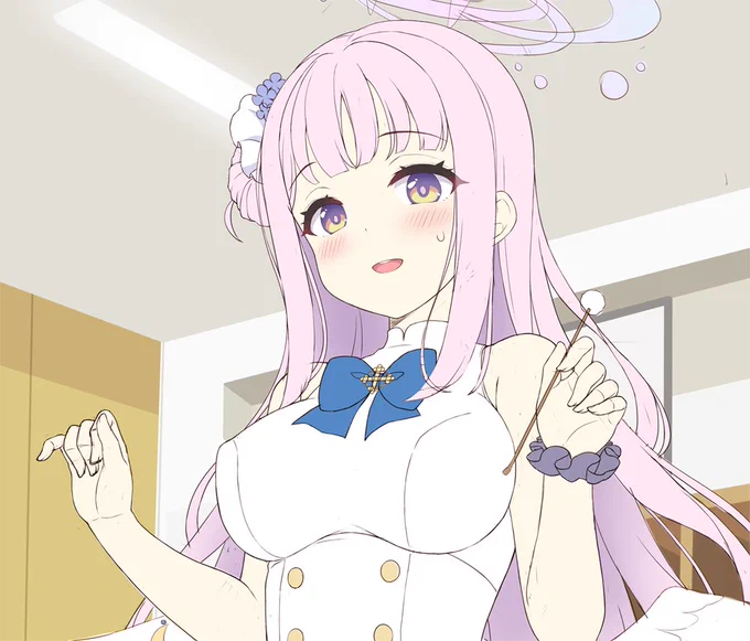 ミカ(お耳掃除)のラフ絵 