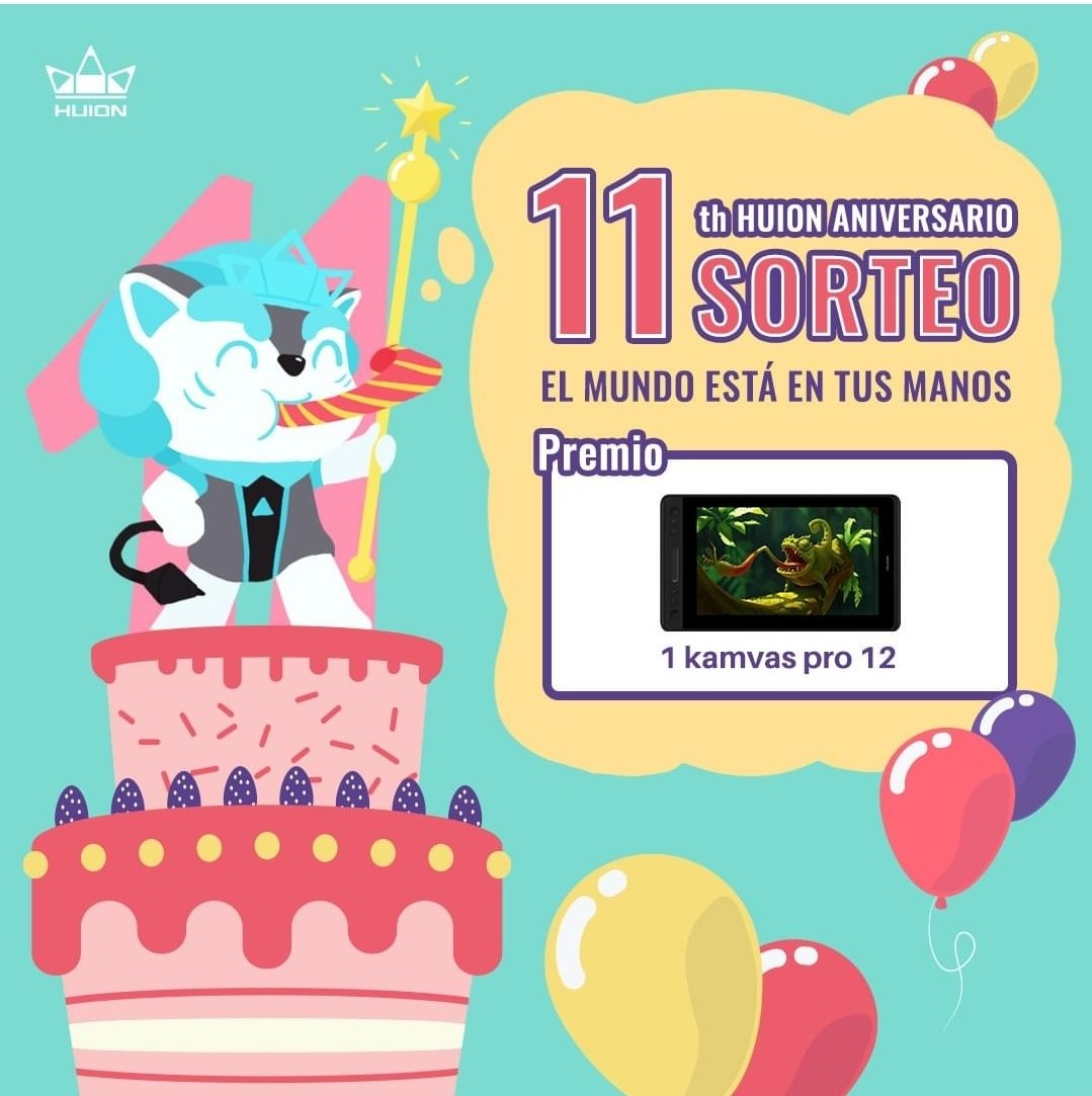 Katze83123691's tweet photo. Felicidades @HuionEspanol por tu 11vo aniversario, espero vengan muchos más 🥳🎨

Feliz #Huionsorteo 🌻🐱 https://t.co/AGtzBCPhLt