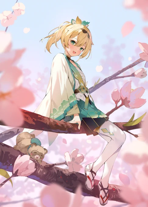 お花見🌸
#いろはにも絵を 