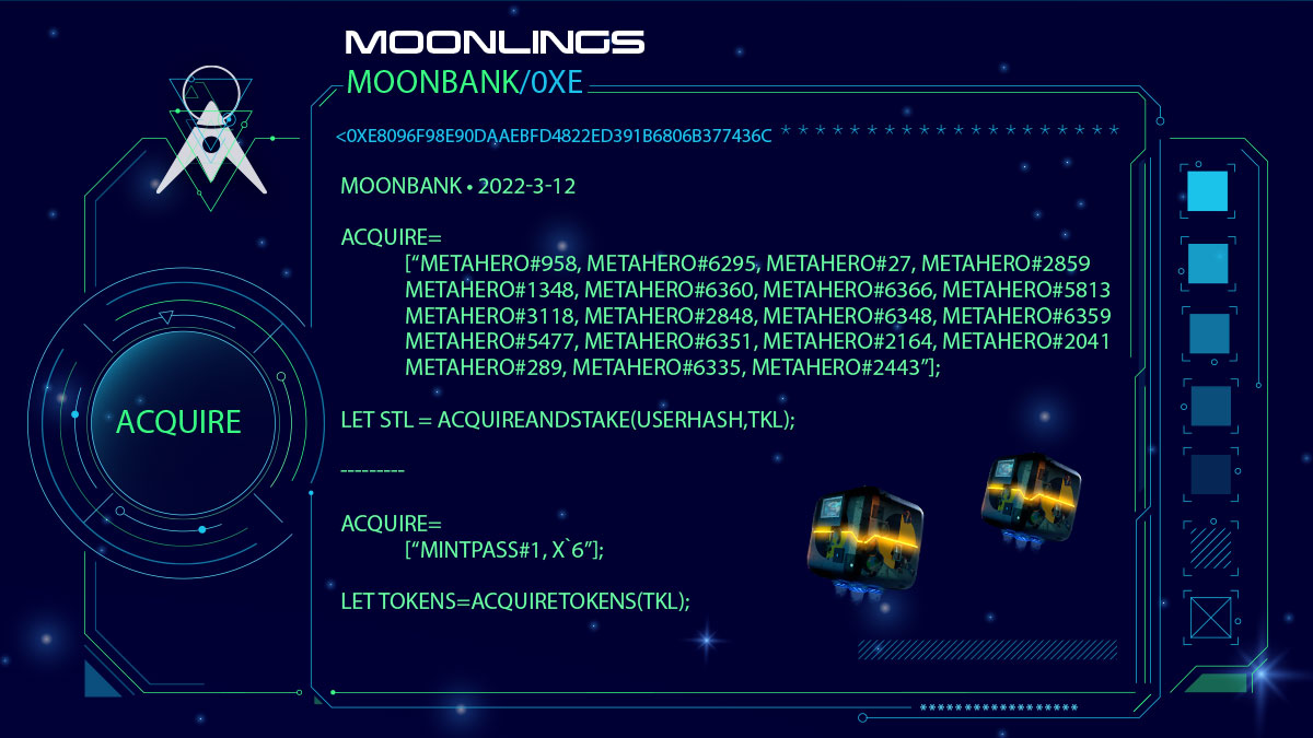 The MoonBank has acquired 19 MetaHeroes at an average price of 3.91 ETH.

👉All MetaHeroes are staked and have begun accumulating $POW. 

In addition, the MoonBank has acquired 6 MintPass#1s at an average price of 4.46 ETH. 
MP1s can be burned for a generative @MetaHero_ 🚀