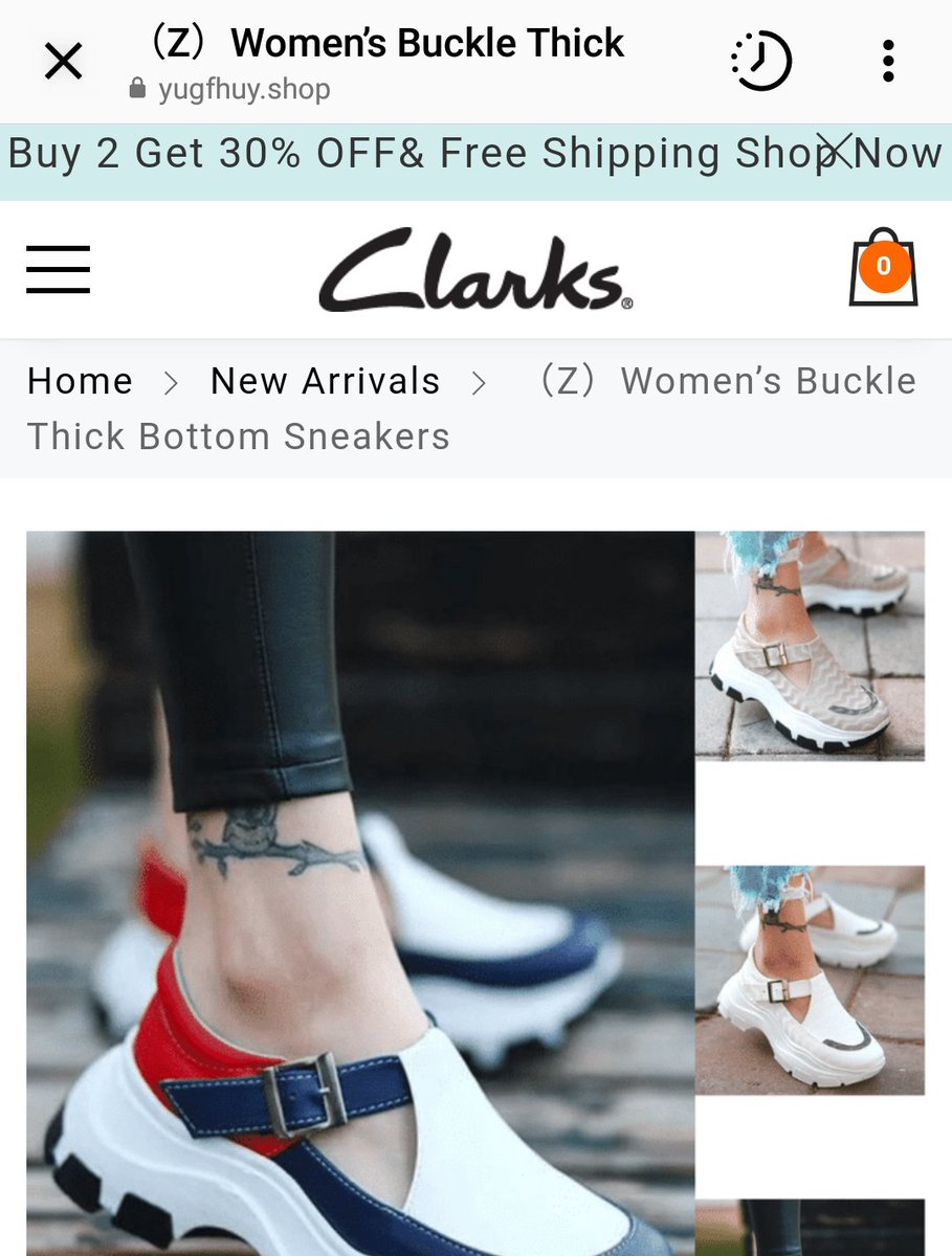 SmartySims's tweet photo. @clarksshoes are you advertising this??? Through https://t.co/T8oBvPI6Na? Pl clarify https://t.co/fGnFN48QgS