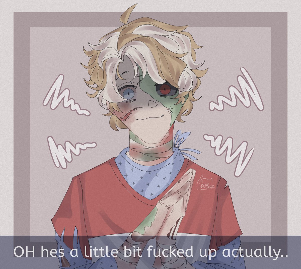crispmbee_archv's tweet photo. He's abit fucked up n we love him for it 
#tommyinnitfanart #Slimeciclecinematicuniverse #scufanart https://t.co/WxkKvFaTuU