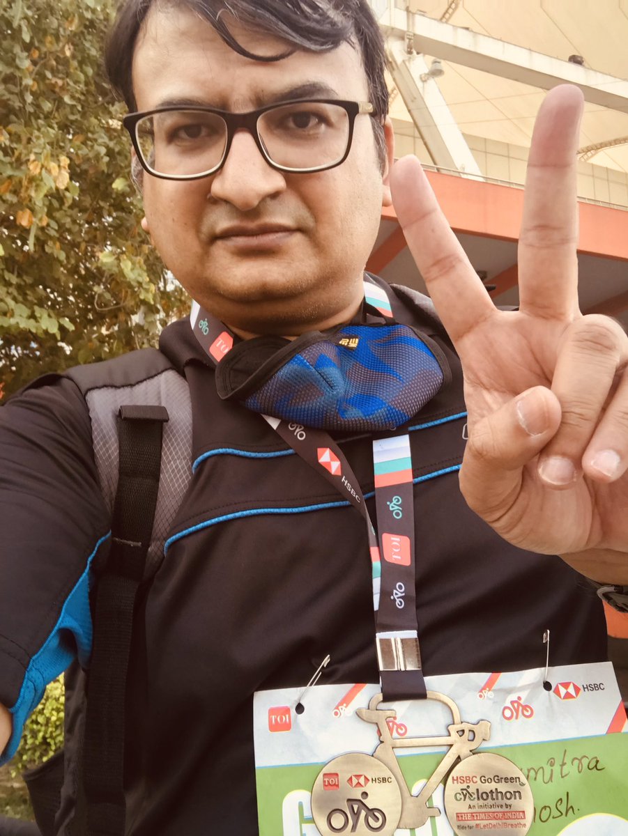 #LetDelhiBreathe #HSBCGoGreenCyclothon_TOI