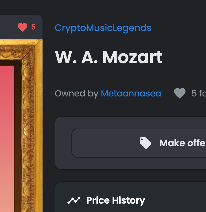 Thanks to our first holder!
We are delighted with all the support and offers you have given to us since the collection came out only a few hours ago. ❤️
