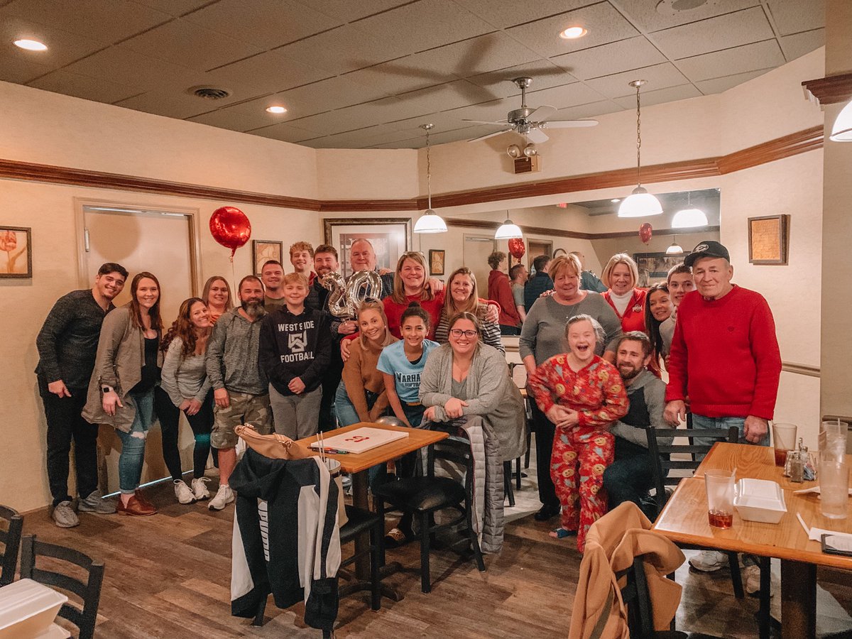 20 years ago, I gave up alcohol. That choice allowed me to have the greatest gifts ever. My family, my friends, &amp; the opportunity to share life with wonderful kids. My family surprised me tonight with dinner. I am grateful &amp; thankful every day. Thanks to all those who support me