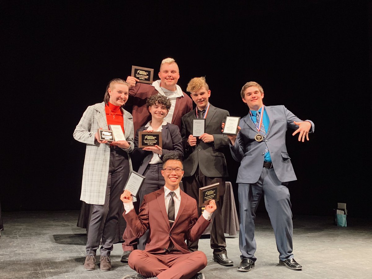 bshsnsda's tweet photo. NSDA IE District RESULTS: 

INFO 6th - Emily R
POI 6th - Dayana A
OO 5th - Molly H

NATIONAL QUALS: 🥇
HI 6th - Andrew S
HI 5th - Xavier D
HI 3rd - Lillian Noah
HI 1st - Landon H (Going in DUO)
DI 1st - Hailey L
POI 1st - Vincent V

GREAT SHOWING!

@WildcatsBSHS @BSSDnews 
#BS1T https://t.co/MuY7ExdHHB