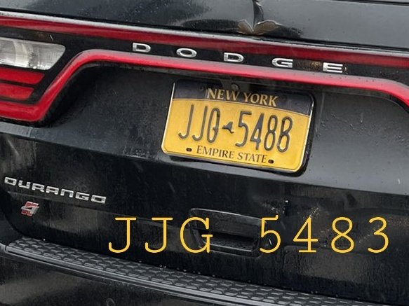 placardabuse's tweet image. Look how evil this cop is. Modified 2 characters on their @nysdmv license plate. Blocking half of the crosswalk, too.

@HowsMyDrivingNY JJG5483:NY

#PlacardCorruption 
#CultureOfCorruption
