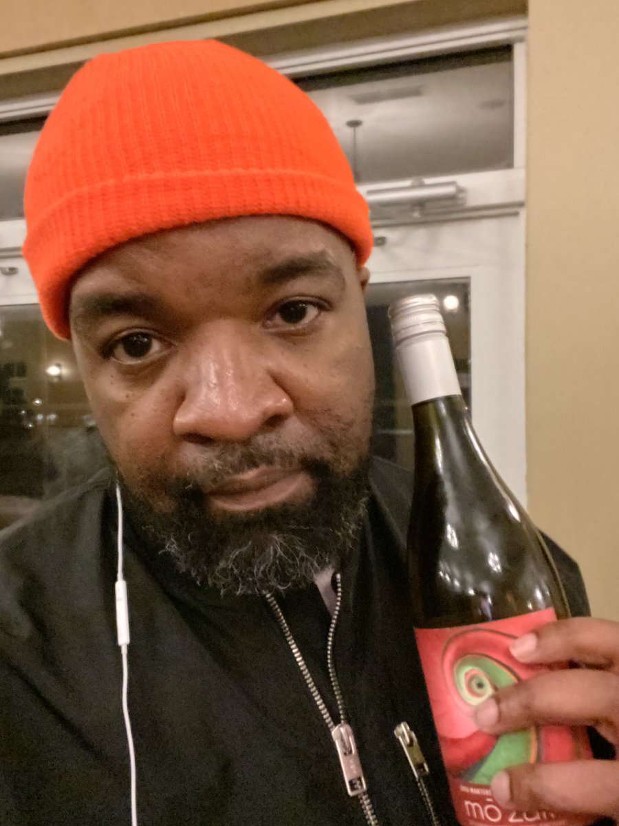 olmikeb757's tweet photo. After my set I got a free bottle of wine, I learned this old White dude knows more about Go-Go than me and this orange beanie was a bad idea. #PromoteMikeB https://t.co/G2xgBIBAxo