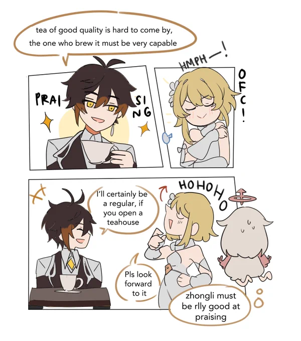 I love this event
Childewhereareutho #genshinimpact #lumine #zhongli 