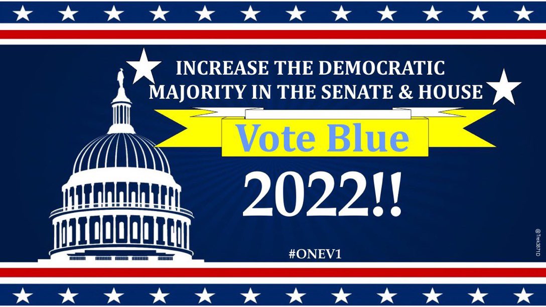 Let’s give them the real majority. D lawmakers then will pass the federal voting rights bills. Because Democrats know: no one's vote should count more/ less than others : the election is not a number game but a fair reflection of the peoples’ will. #DemVoice1 #ONEV1 #wtpBLUE