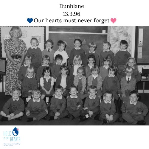 Today, we remember the children and teacher killed 26 years ago in #Dunblane. 
 
Our thoughts and prayers are with the families, friends, and the community. 
 
Together we remember xx
