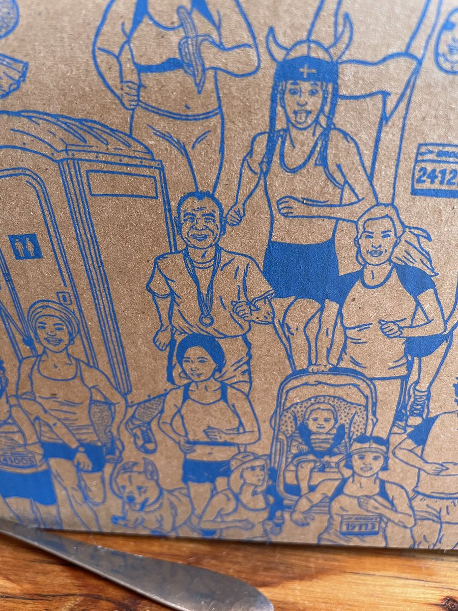 Has anyone else spotted <a href="/Lord_Sugar/">Lord Sugar</a> on the <a href="/brooksrunning/">Brooks Running 💙</a> boxes? Apparently he already has his medal too where no one else does. Well done Sir Alan