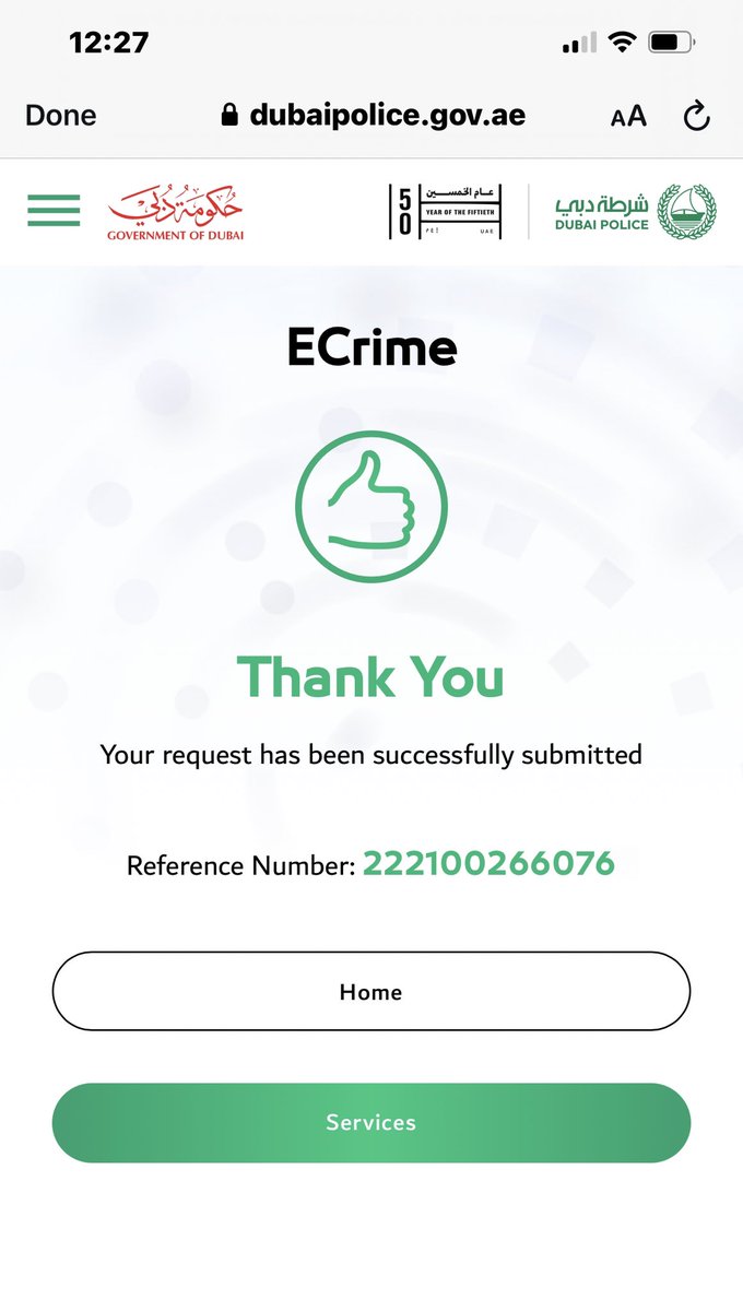 Dubai Policeشرطة دبي on Twitter "Good Afternoon, thank you for