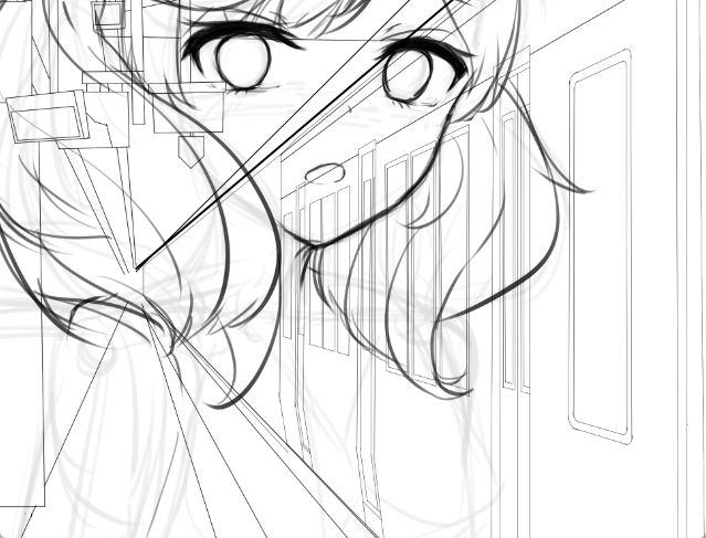 背景あるある
折角描いたのにキャラに隠れる 