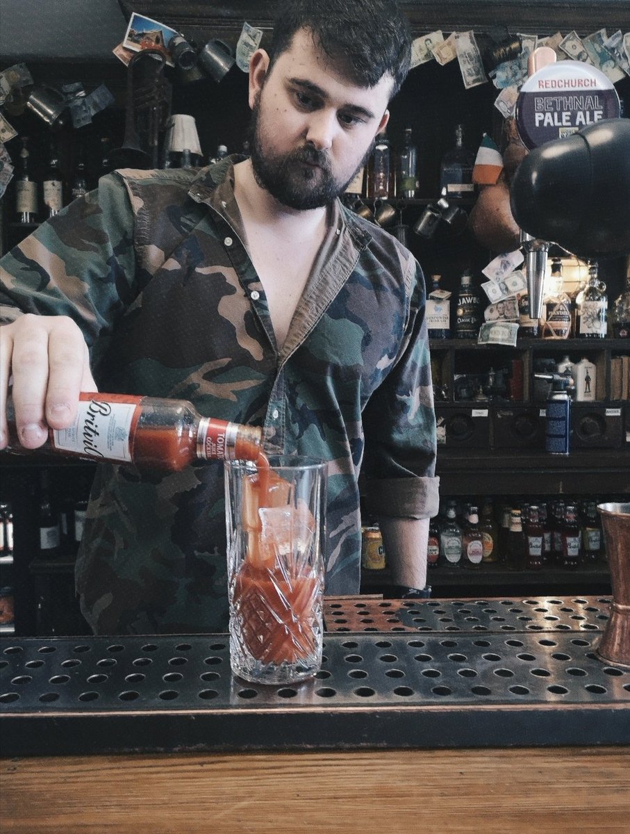 mcandsonslondon's tweet photo. Last night we celebrated a cracking @IrishRugby win! 

This afternoon we head down to Mc &amp; Sons for a live trad session and a Bloody Mary to shift that hangover.

#sundayvibes #hellobankside https://t.co/daYr9L9srS