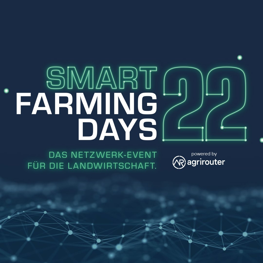 😎 The Smart Farming Days 22 at Gut Arenshorst in Germany are the meeting place for all those interested in Agriculture 4.0.

👉 Claim your free ticket here: smartfarmingdays.com