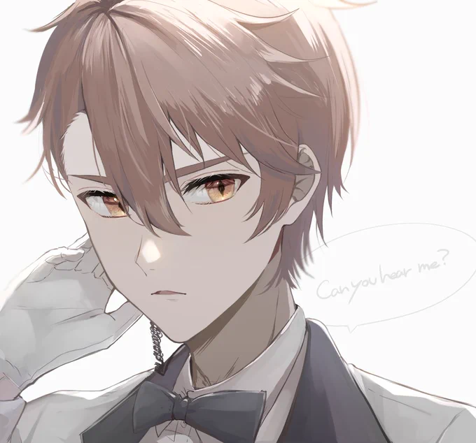 #TearsOfThemisfanart 
#未定事件簿

 夏彦

『俺の声、聞こえてるか?』 