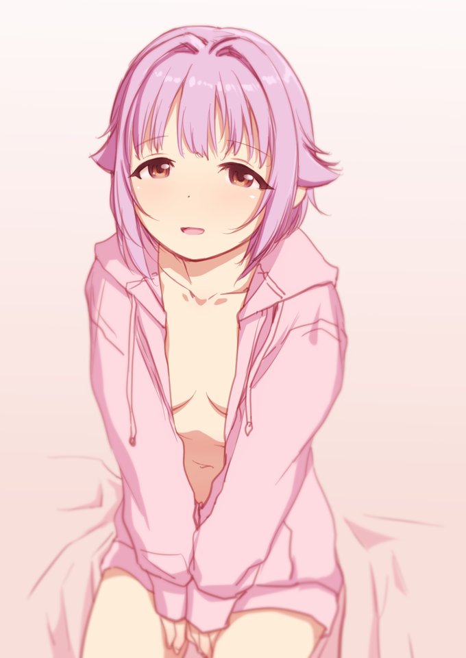 休息中息抜きらくがき素肌パーカ幸子 