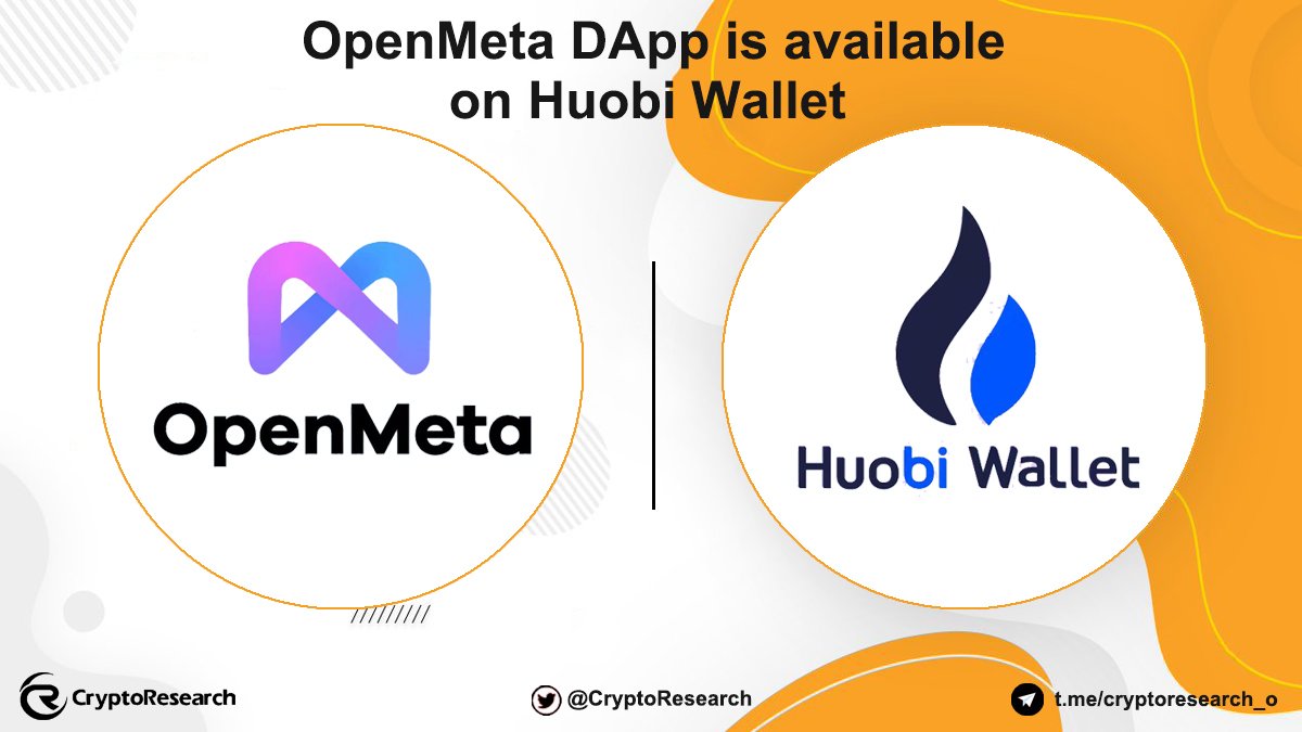 CryptoRResearch's tweet photo. 📢@OpenMeta_NFT is available on @HuobiWallet as DAPP!

#OpenMeta - An #NFT marketplace composes NFT creation, Primary launchpad, and NFT farming. Incubated by MDEX foundation, built on #BSC &amp; #HECO.

✅Details https://t.co/bNfajQxda8

👉Join https://t.co/t5uz5wjvST https://t.co/iQaLC8JRnl