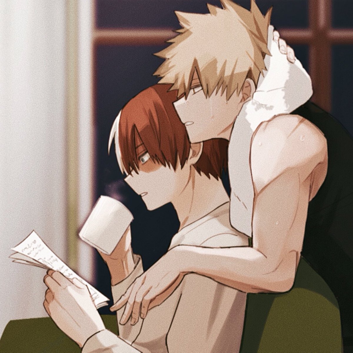 kun_MHA's tweet photo. 付き合ってから距離感バグった2人(爆轟) https://t.co/ZCULqTDw0R