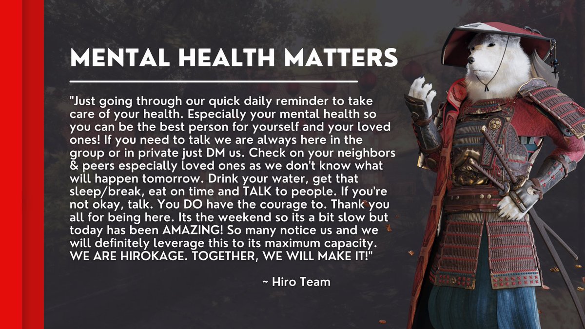 Official_VLPRO's tweet photo. Thank you for all of our new holders and supporters 🤍 We look forward to showing you more of what we can offer! But PLEASE, keep mental health in mind. Always. Even if it may not be with you, something as simple as checking up on others do go a long way. #Unity #MentalHealth https://t.co/2lGLbMKFeF