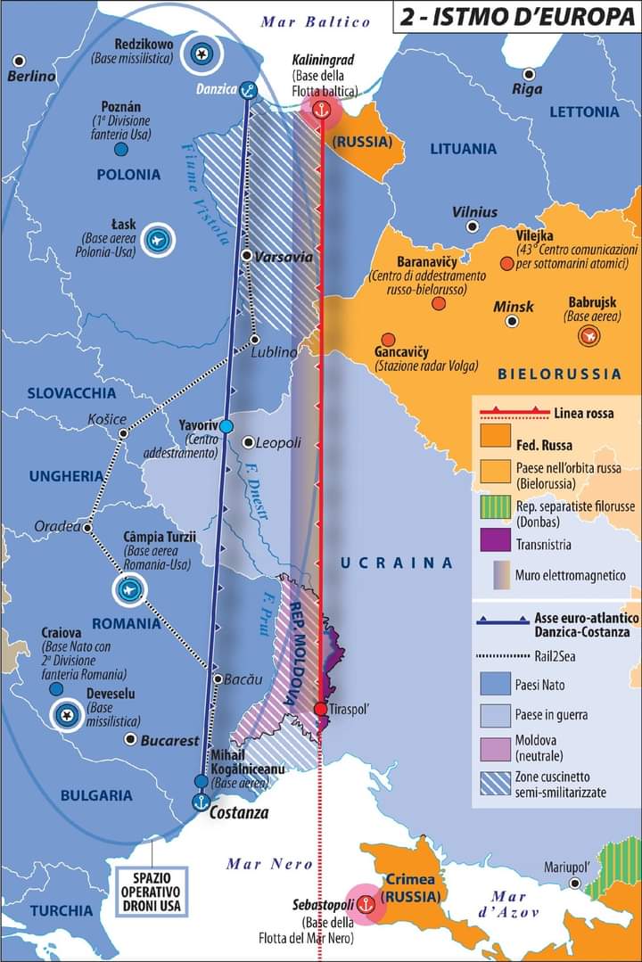mirkomussetti's tweet photo. #Ucraina 🇺🇦: bombardato centro di addestramento di #Yavoriv. Eccolo lì sull'asse Danzica-Costanza. I vertici Nato negheranno presenza di istruttori militari occidentali.
Carta di @lauracanali2 disegnata lo scorso anno, ma presente nel #nuovoLimes "La #Russia cambia il mondo" 🇷🇺 https://t.co/n6q5icGUZz