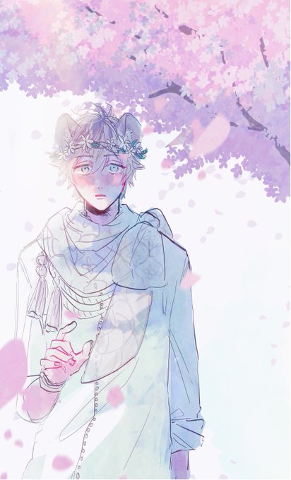 「flower wreath scarf」 illustration images(Latest)
