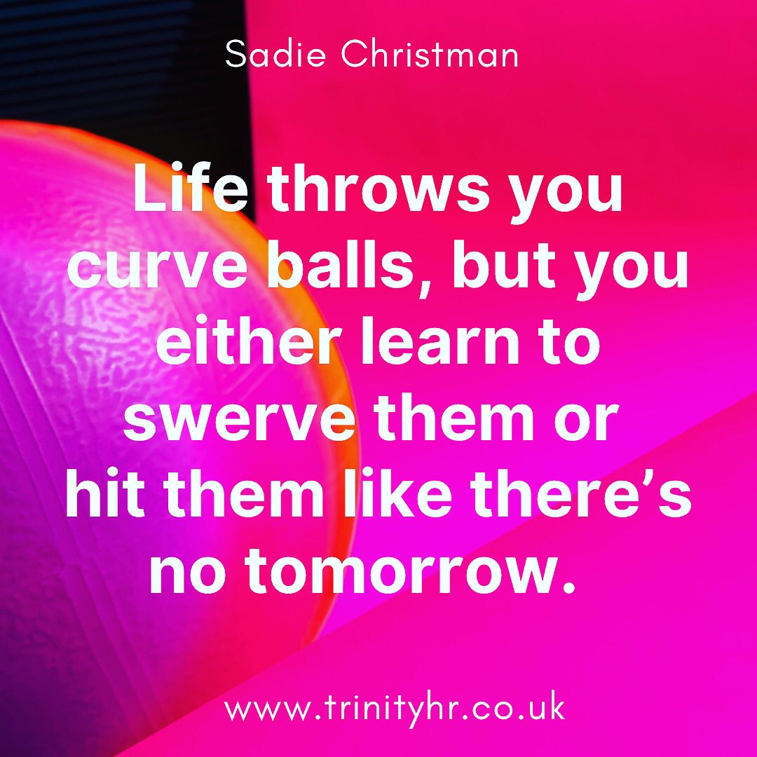 TrinityHR4's tweet photo. It would be awesome if life never threw us any curveballs. But stuff happens. It’s part of being human. We can’t stop the balls from coming, but we can choose how we respond to the circumstances they present. #lifechallenges #growthmindset #YouCanDoIt #overcome #strongerforit https://t.co/shZFw8ZPM4