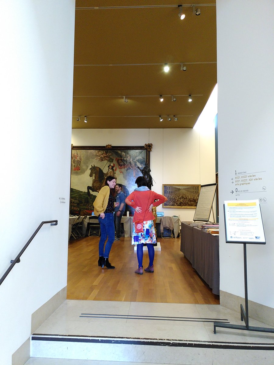 Lyoko6's tweet photo. Nouvelle journée sur Les Lorraines sans pages ! Hier a été excellent, aujourd'hui sera encore plus chouette !! En tout cas, on est prêt !!! :D @Wikipedia_fr @lessanspagEs @beauxarts_nancy #wikiweekend #Nancy https://t.co/QEwYnGDEXX
