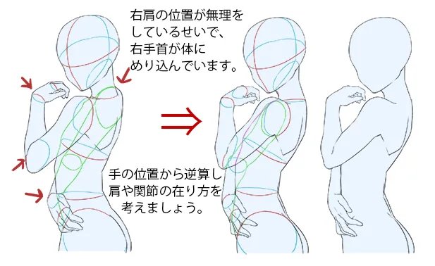 ichiup_net's tweet photo. 輪切りにするとよく分かる！人物のアタリの取り方のコツ！！

カッコイイポーズ案は浮かぶのに、いざアタリを取ってみると上手く描けなくて諦めてしまう、なんて経験はありませんか？
 
そんな方におすすめです！✍️

https://t.co/H8JRaHTWLj
#絵が上手くなる記事はコレ #いちあっぷ https://t.co/t8qNH7n1p9