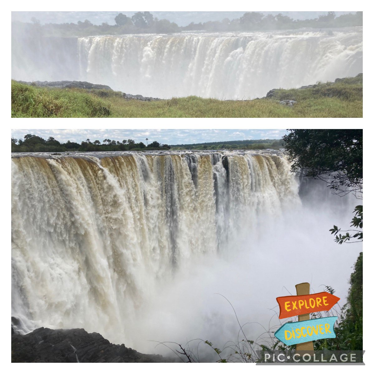 KuoniManchester's tweet image. I woke up to these amazing photos from Mark &amp;amp; Janet who are currently enjoying this amazing view of Victoria Falls … WOW                                  
“ I think it exceeded our expectations even if we did get very wet”.  @KuoniManchester #letstravel #wheretonext✈️