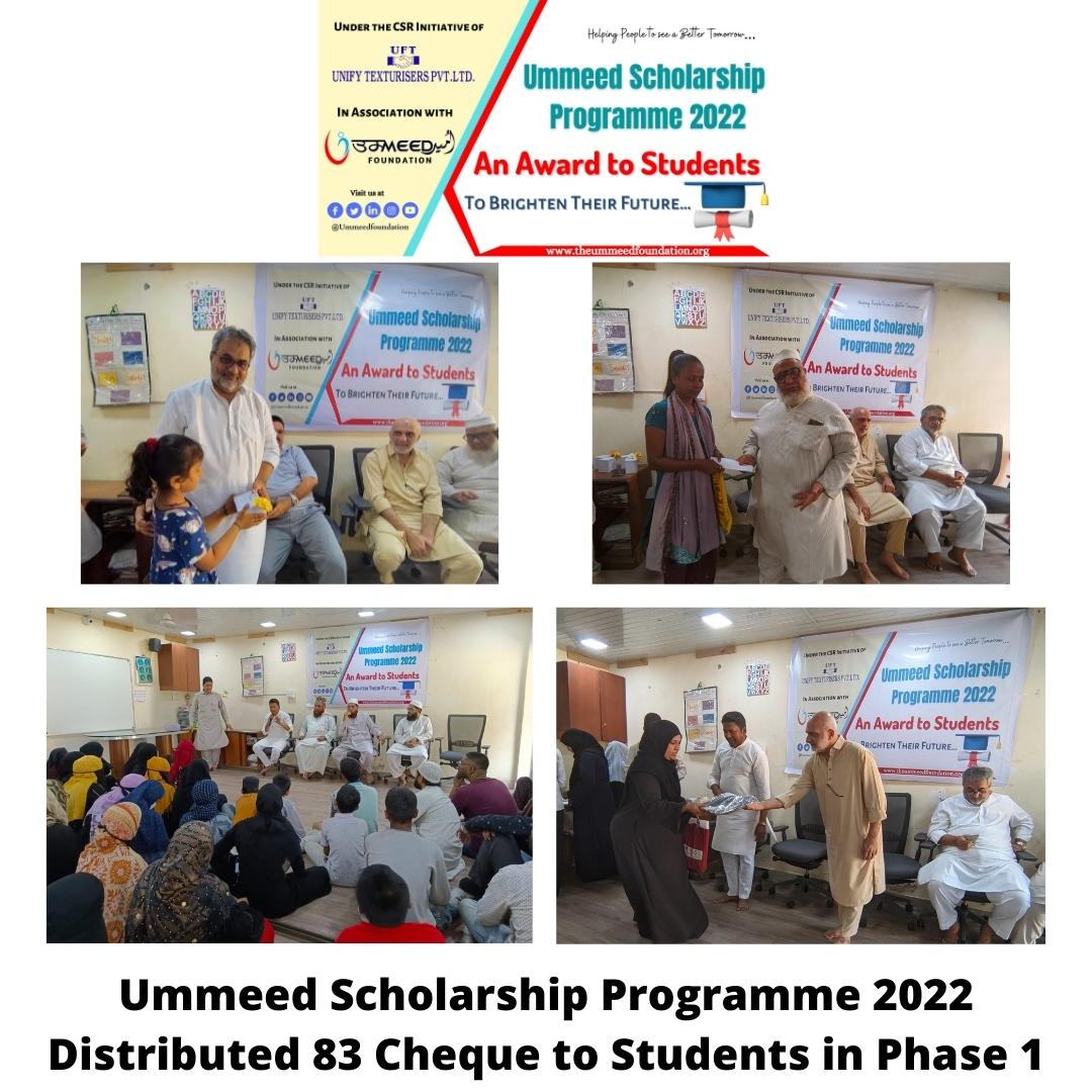 UmmeedF's tweet photo. ✨Ummeed Scholarship Programme 2022✨
Distributed 83 Cheque to Students in Phase 1
#ummeed_foundation_mumbra #mumbrakeliyekuchbhikarega #scholarships2022 #Chequedistribution https://t.co/nwVtKLid0R
