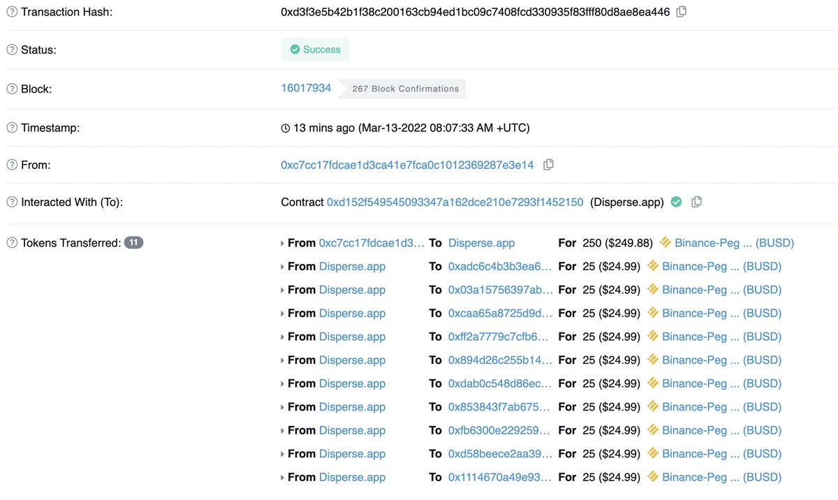 We have distributed 250$ to 10 random winners, who joined our rebranding campagin.

Congrats to all winners. We'll select 10 more people in next 48 hours. Share your busd address in comments and use #MOC

Txn id bscscan.com/tx/0xd3f3e5b42…

#Giveaway #Airdrop