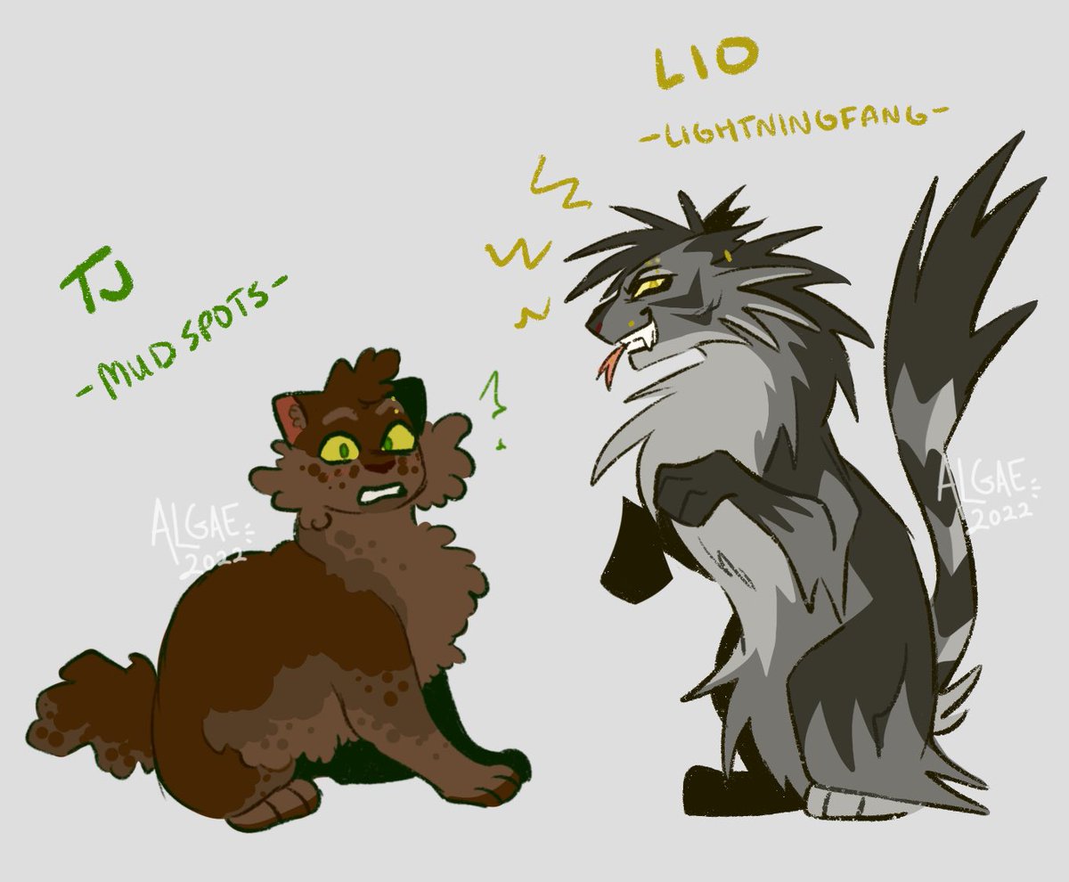 ALGnsfw's tweet photo. Discovered I’m not the only person in this lil fandom that enjoys a good warrior kitty… so I made my silly little cast into bloodthirsty kitty cats >:3
#HelloMyLove #HML #HMLalgae #HMLal #HMLyb #HMLvenus #HMLtj #HMLiyla #HMLleo #oopsIwroteItAsLio https://t.co/Erer5GIMmX
