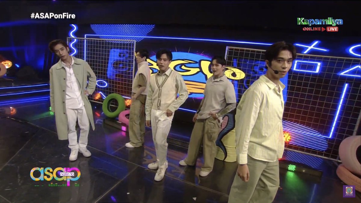 ASAPOfficial's tweet photo. BGYO performs ‘Kulay’ on ASAP Natin ‘To! 
#ASAPOnFire https://t.co/IhsXD20vUB