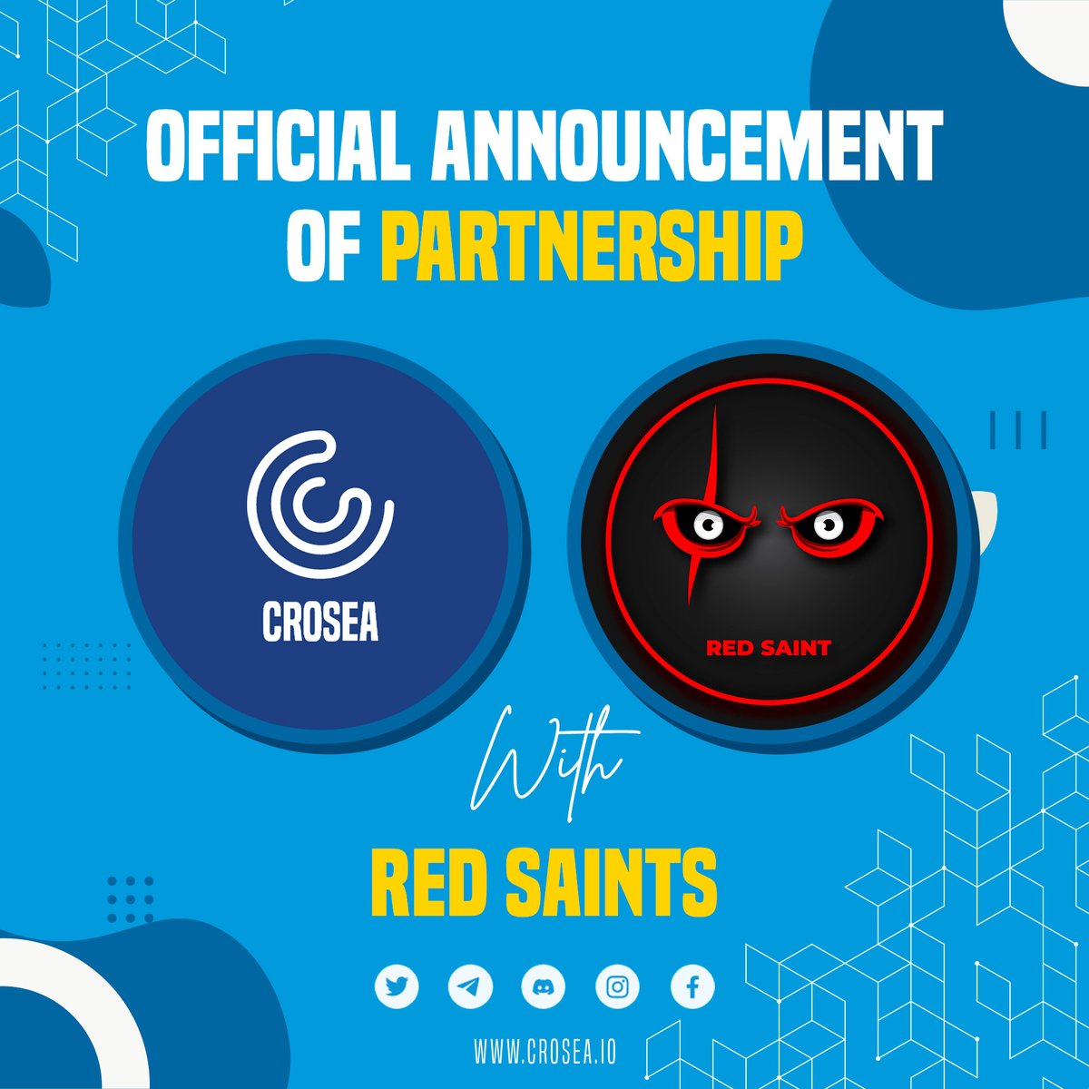 croseanft's tweet photo. To celebrate our partnership with @RedSaintNFT
we're giving away 1 #NFT from their collection to 1 lucky winner.
1⃣Follow
@croseanft & @RedSaintNFT
2⃣♥️+🔁
3⃣Tag 10 friends
1 #RedSaint #NFT 1 Winners - End: March 25
#NFTGiveaway #CRO #crofam #FFTB #Cronos https://t.co/QhgQZWCIn0