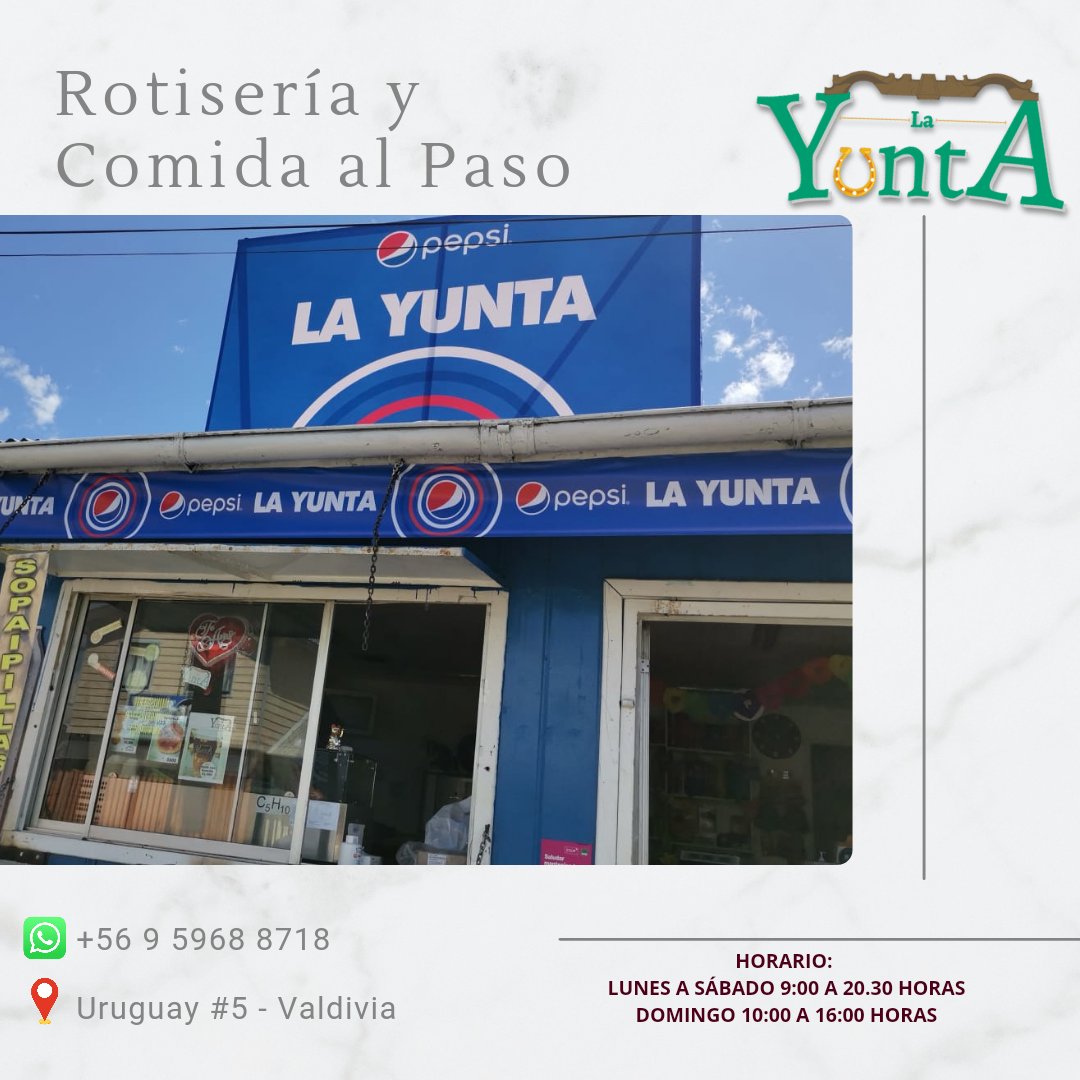 LaYuntaValdivia's tweet photo. #ColaciónEspecial en @layuntavaldivia  tendremos para este #domingo 13/03 un delicioso ✨ #pasteldechoclo casero ✨ 

🏡 Te esperamos en Uruguay 5 - #Valdiviacl (🔎 Búscanos en Google maps) 

📖Puedes agendar llamando o enviando un WhatsApp al teléfono 📠 +56 9 5968 8718 https://t.co/JR9sSQWvC8