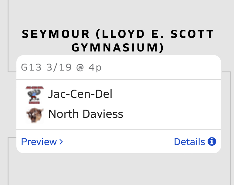 The Eagles will play North Daviess at Seymour next Saturday at 4:00pm. Let’s  fill the gym! 🦅🏀